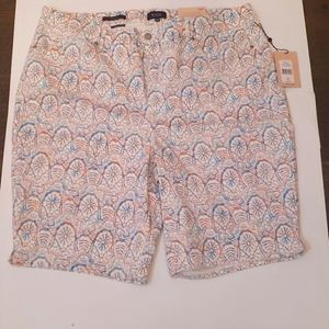 NYDJ Briella Denim Bermuda Shorts Dreamcatcher Size 22W NEW